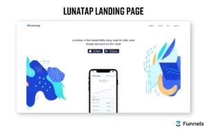 Lunatap Landingpage